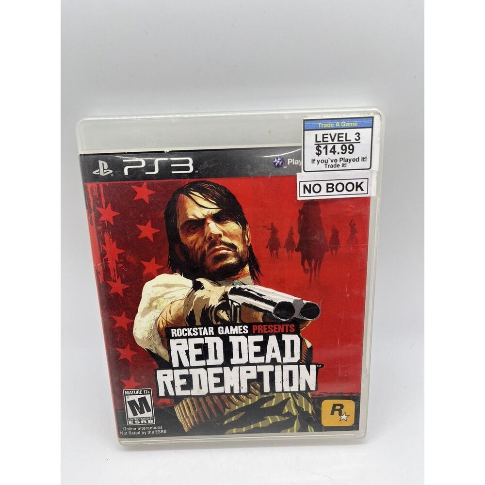 Red Dead Redemption PS3 Sony PlayStation 3 2010 - TESTED
